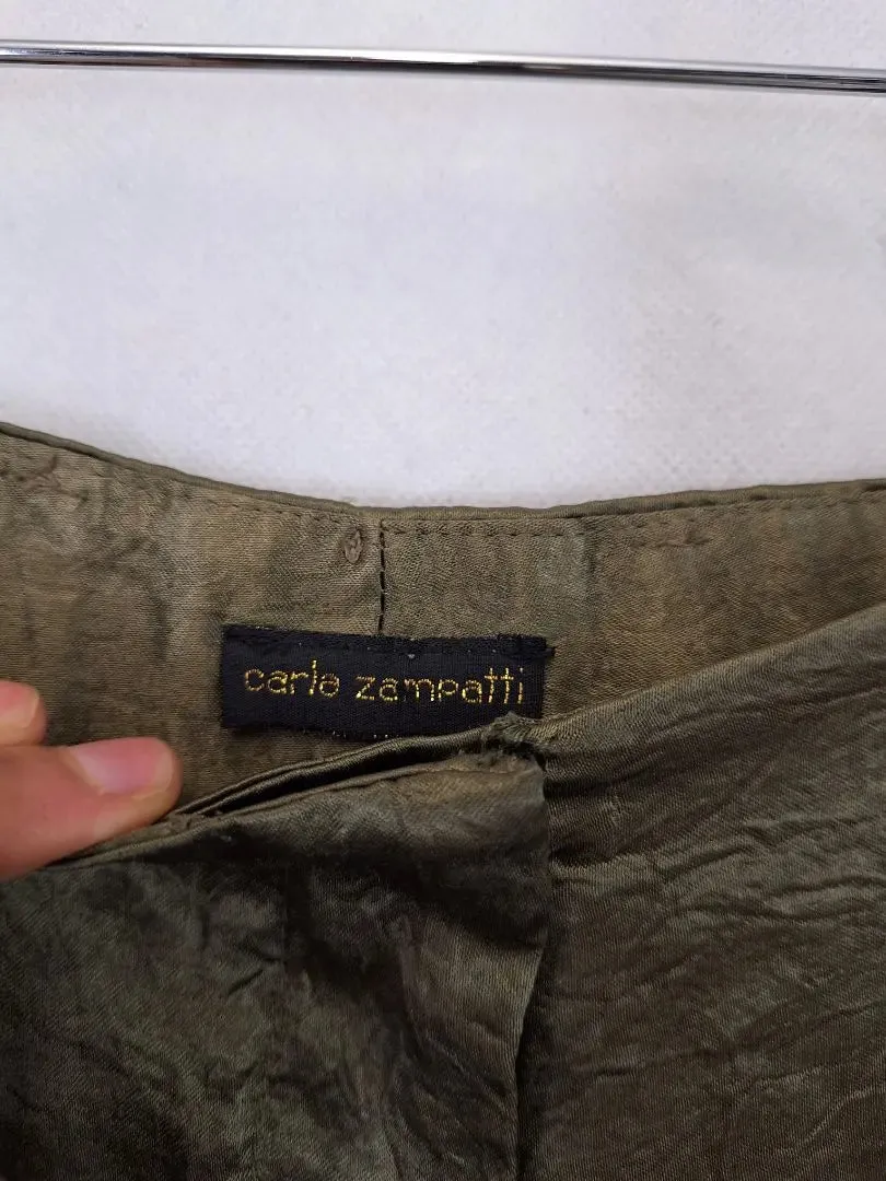 Carla Zampatti Silky Olive Pants Size 14