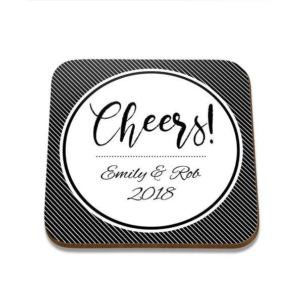 Cheers Square Coaster - Set of 4