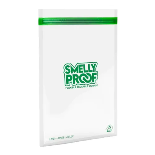 Clear Flat Reusable Bags by Smelly Proof