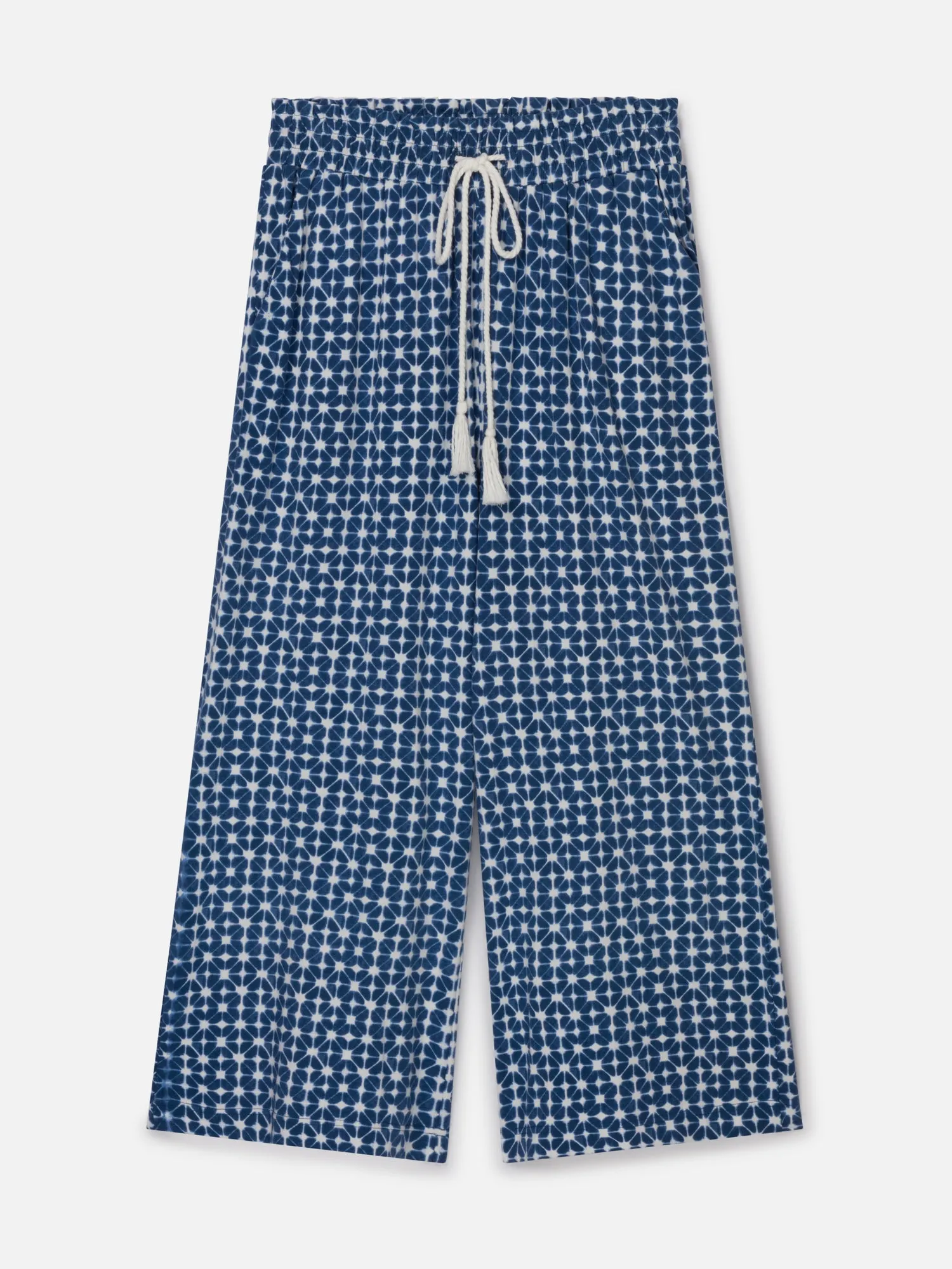 Clementine Organic Cotton Jersey Culotte - Navy