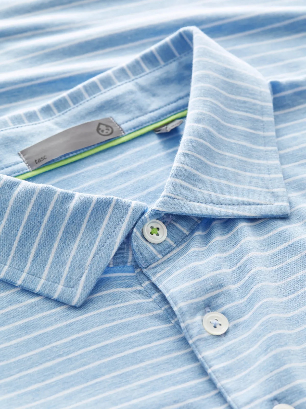 Cloud Lightweight Polo Brookline Stripe