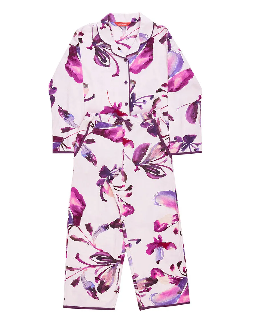 Colette Girls Floral Printed Jersey Pyjama Set