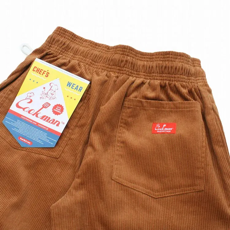 Cookman Chef Pants Corduroy Brown