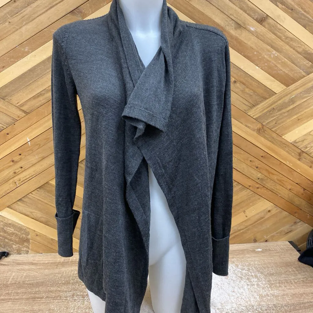 Eddie Bauer- Women's Cardigan- MSRP$129: Gray-women-XS