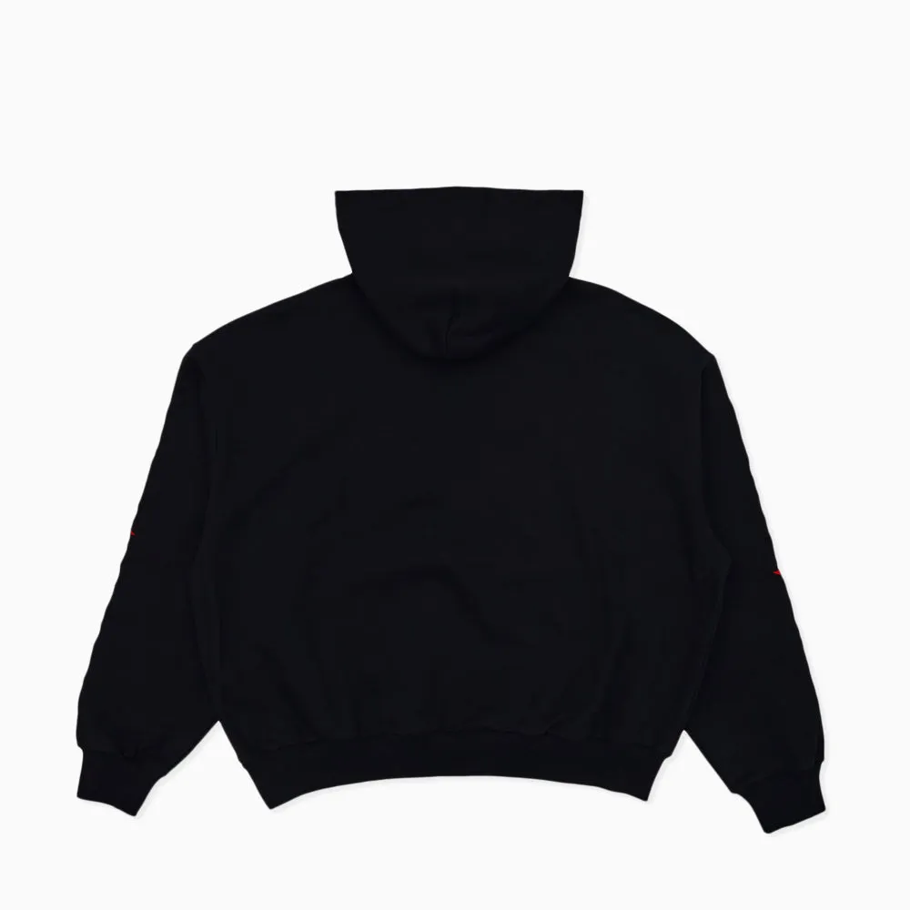 Elm Street Oversized Hooded Sweatshirt Black