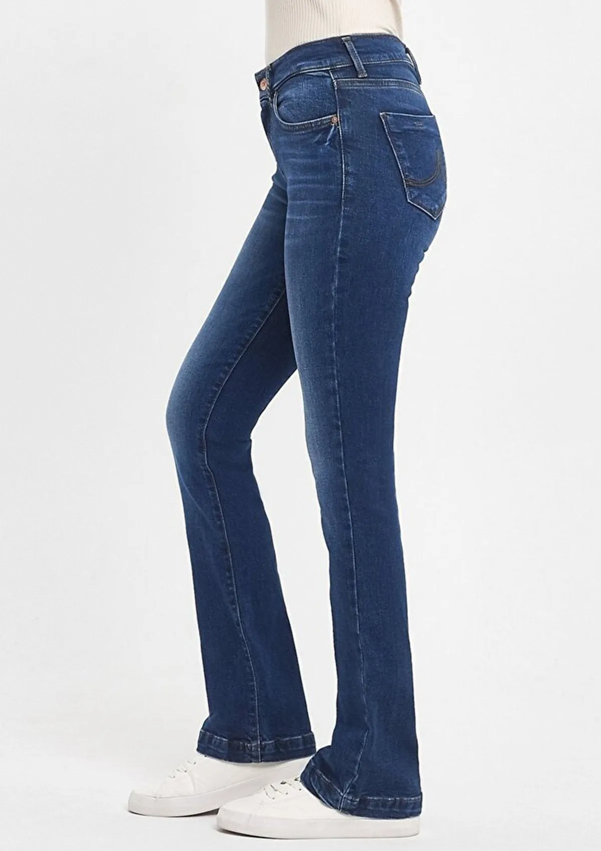 Fallon Morna Undamaged Mid Rise Flare Jean