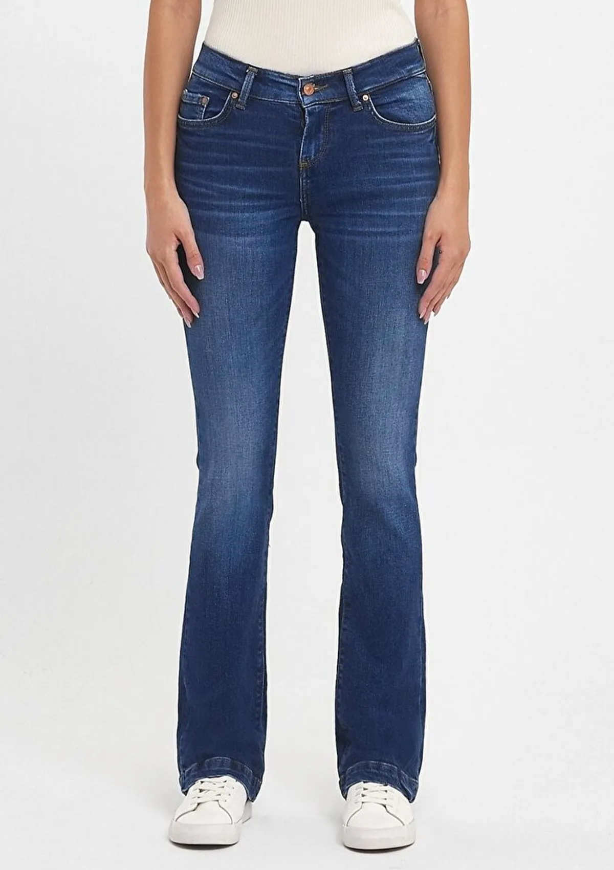 Fallon Morna Undamaged Mid Rise Flare Jean