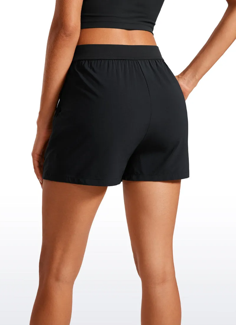 Feathery-Fit Soft High Waisted Skort with Pockets