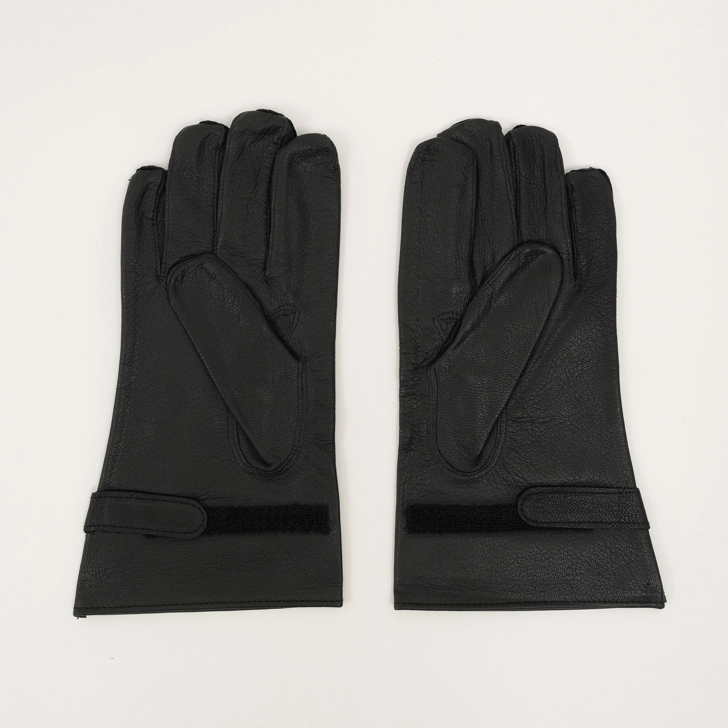 FRENCH BLACK LEATHER GLOVES