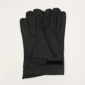 FRENCH BLACK LEATHER GLOVES