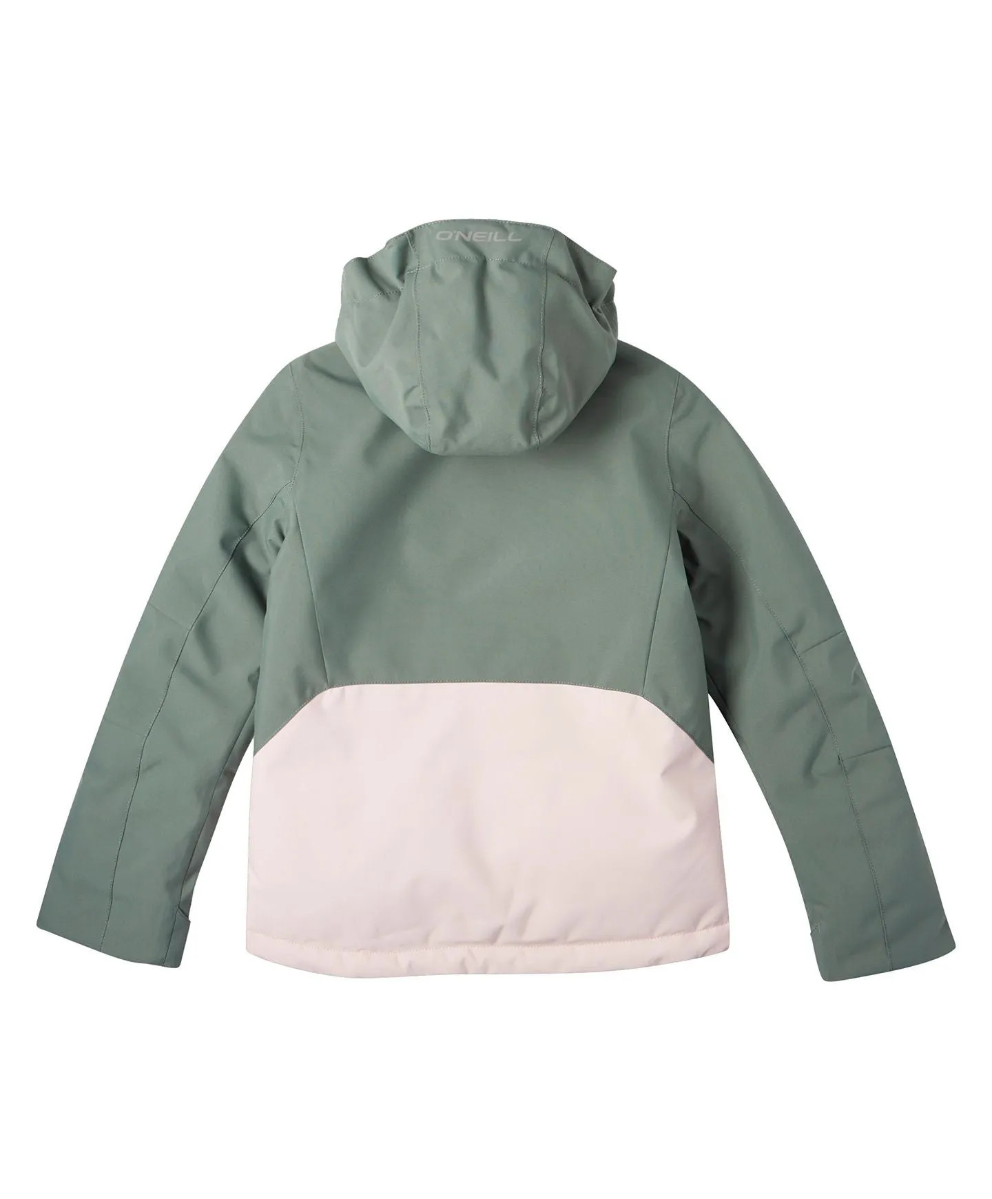 Girl's Adelite Snow Jacket - Balsam Green Colour Block