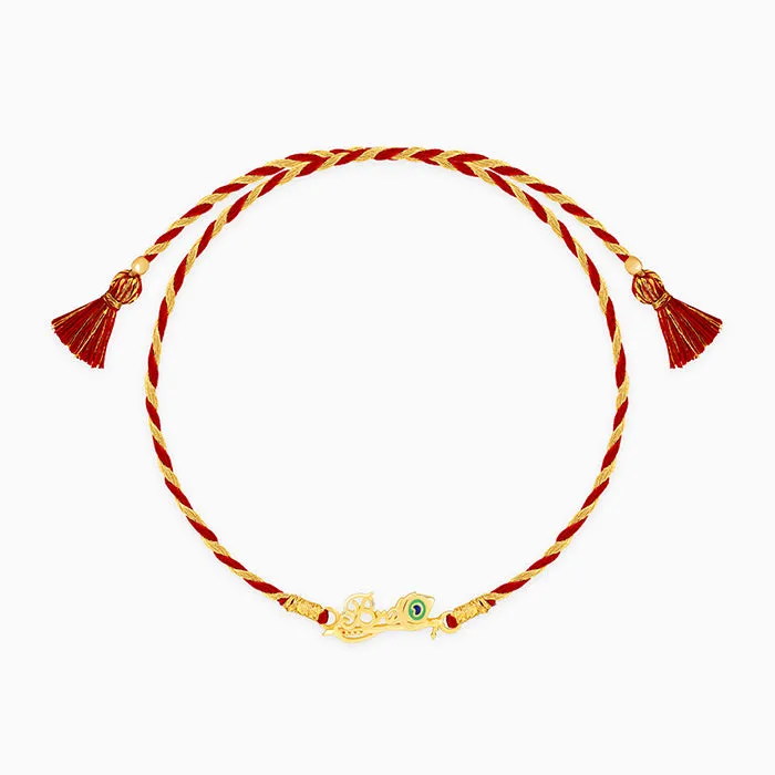 Golden Kanhaiya Bro Rakhi