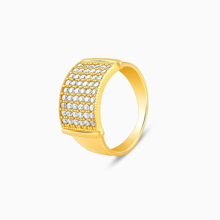 Golden Tenor Ring For Him