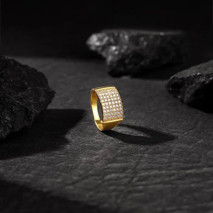 Golden Tenor Ring For Him