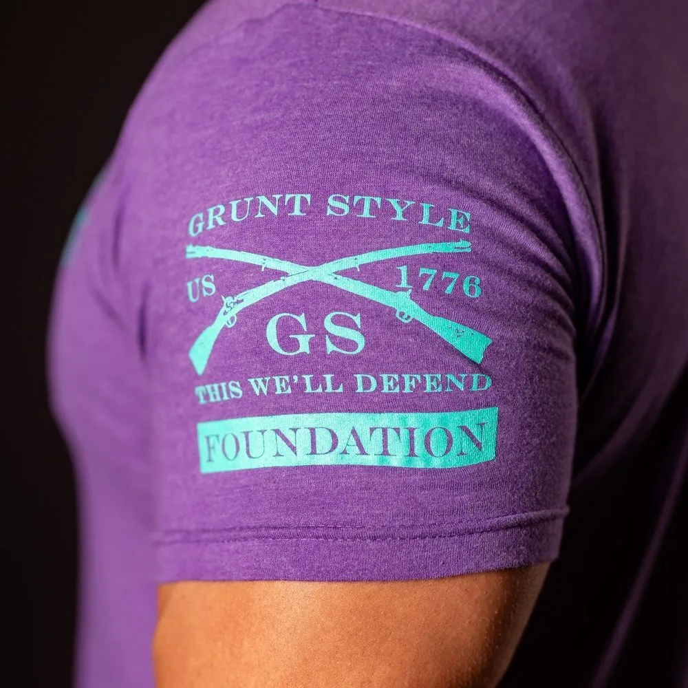 Grunt Style Foundation No More T-Shirt - Purple Rush