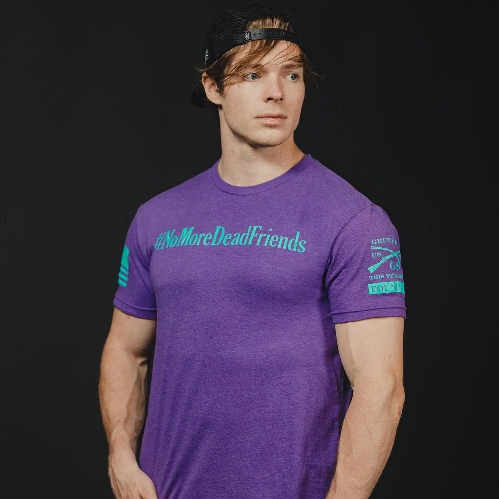 Grunt Style Foundation No More T-Shirt - Purple Rush