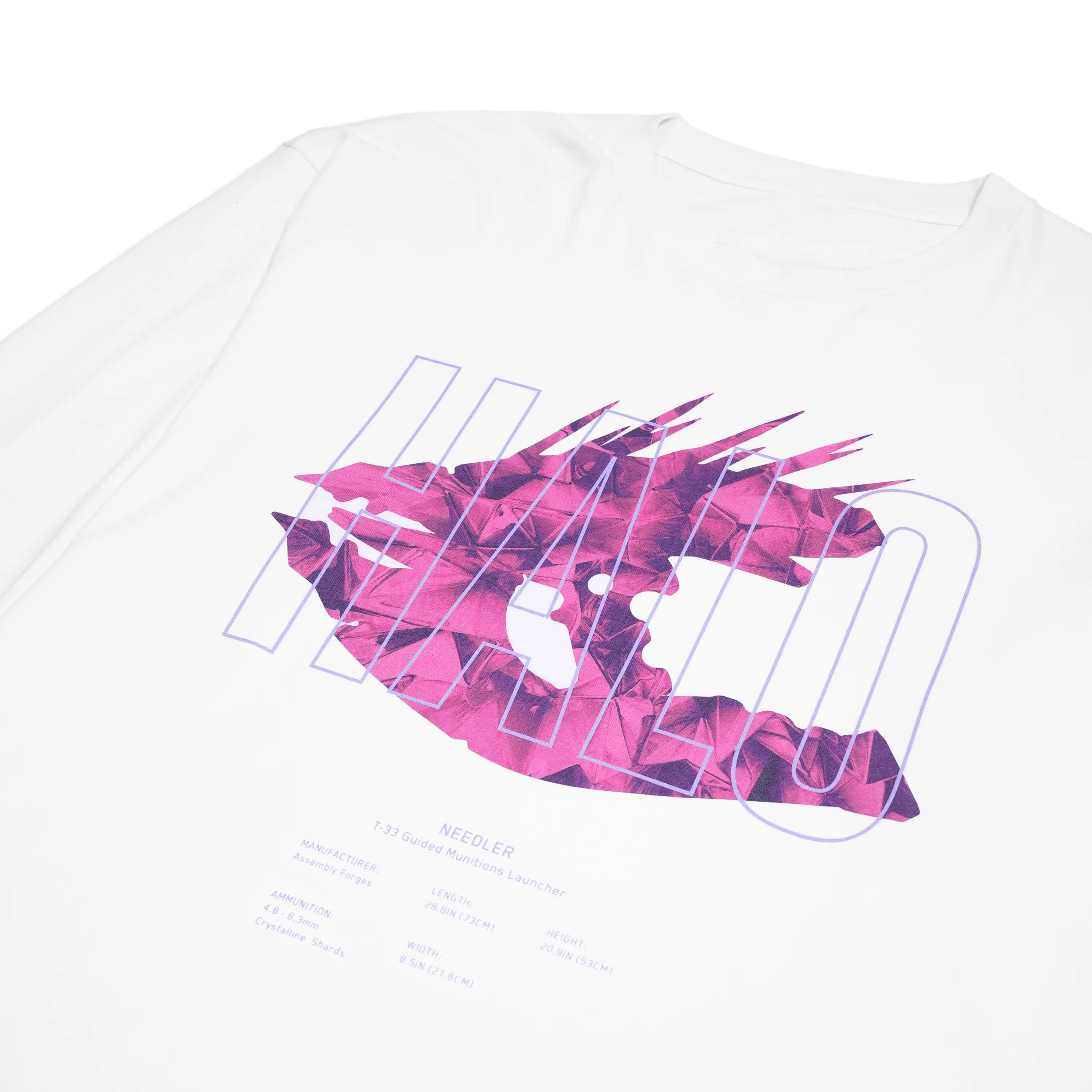 Halo Needler White Long Sleeve Tee