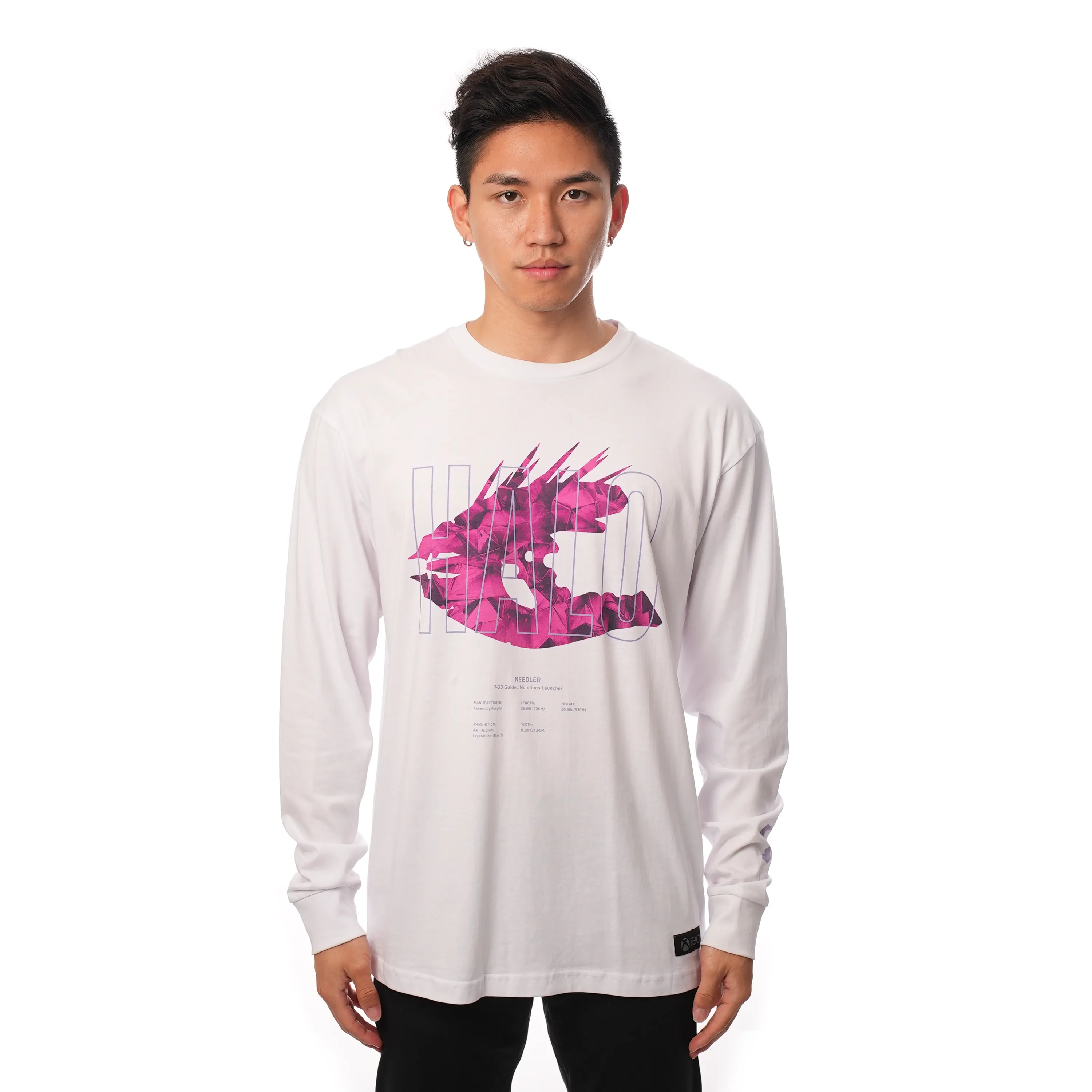 Halo Needler White Long Sleeve Tee