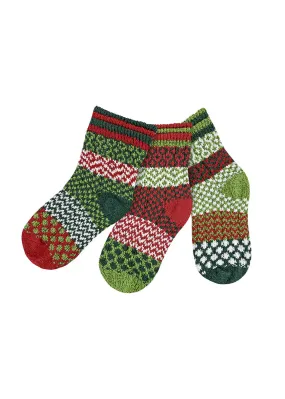 Holly Jolly Mismatched Kids' Socks