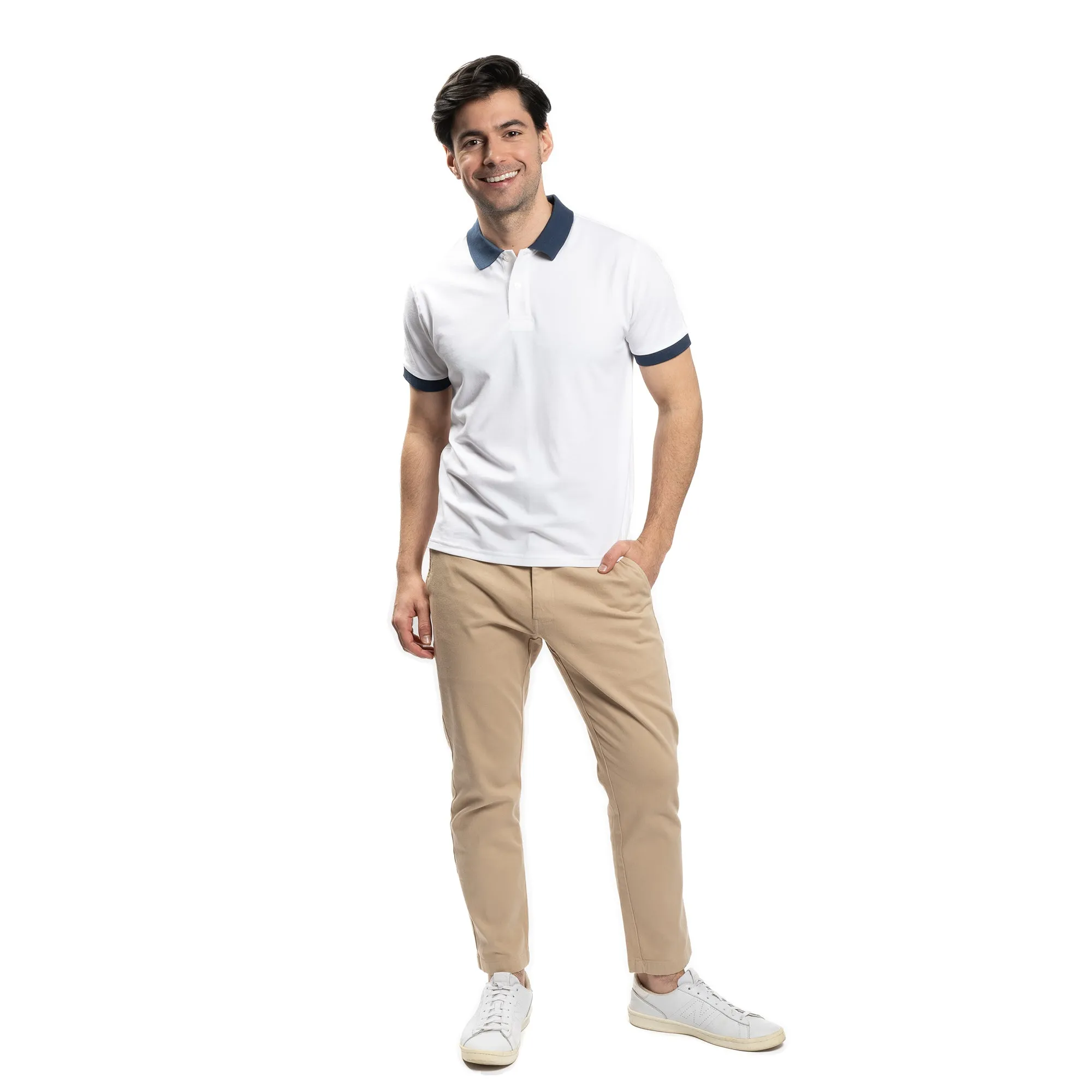 James Polo Shirt - White Tipped