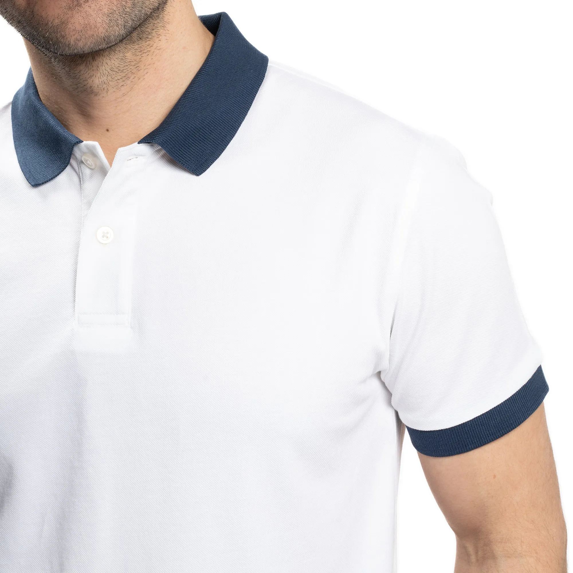 James Polo Shirt - White Tipped