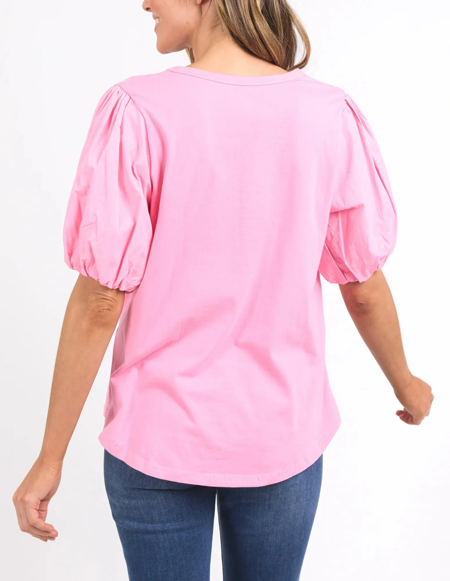 Joy Short Sleeve Tee Strawberry Pink