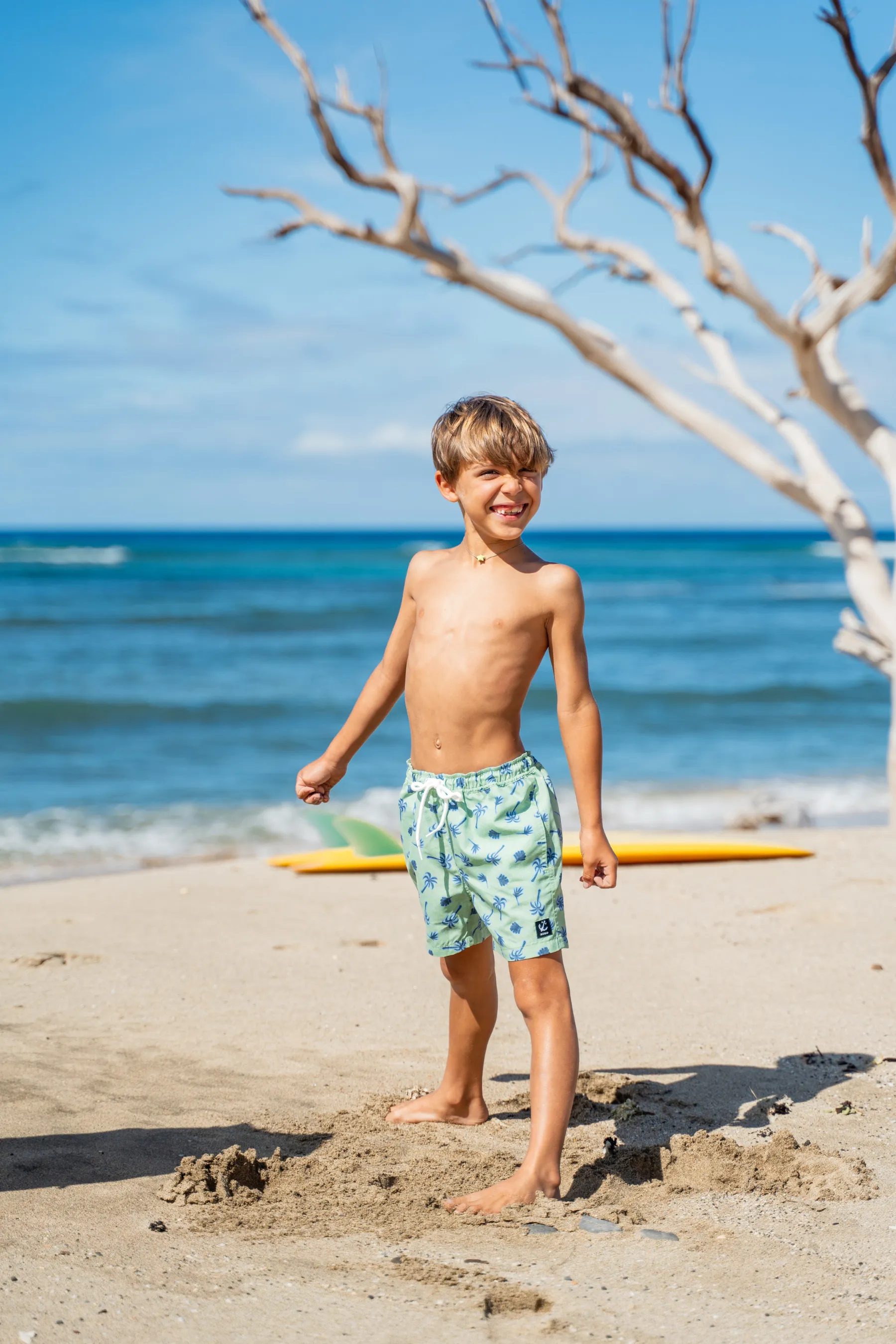 Kids Nevis Swim Trunk - Crazy Coconut