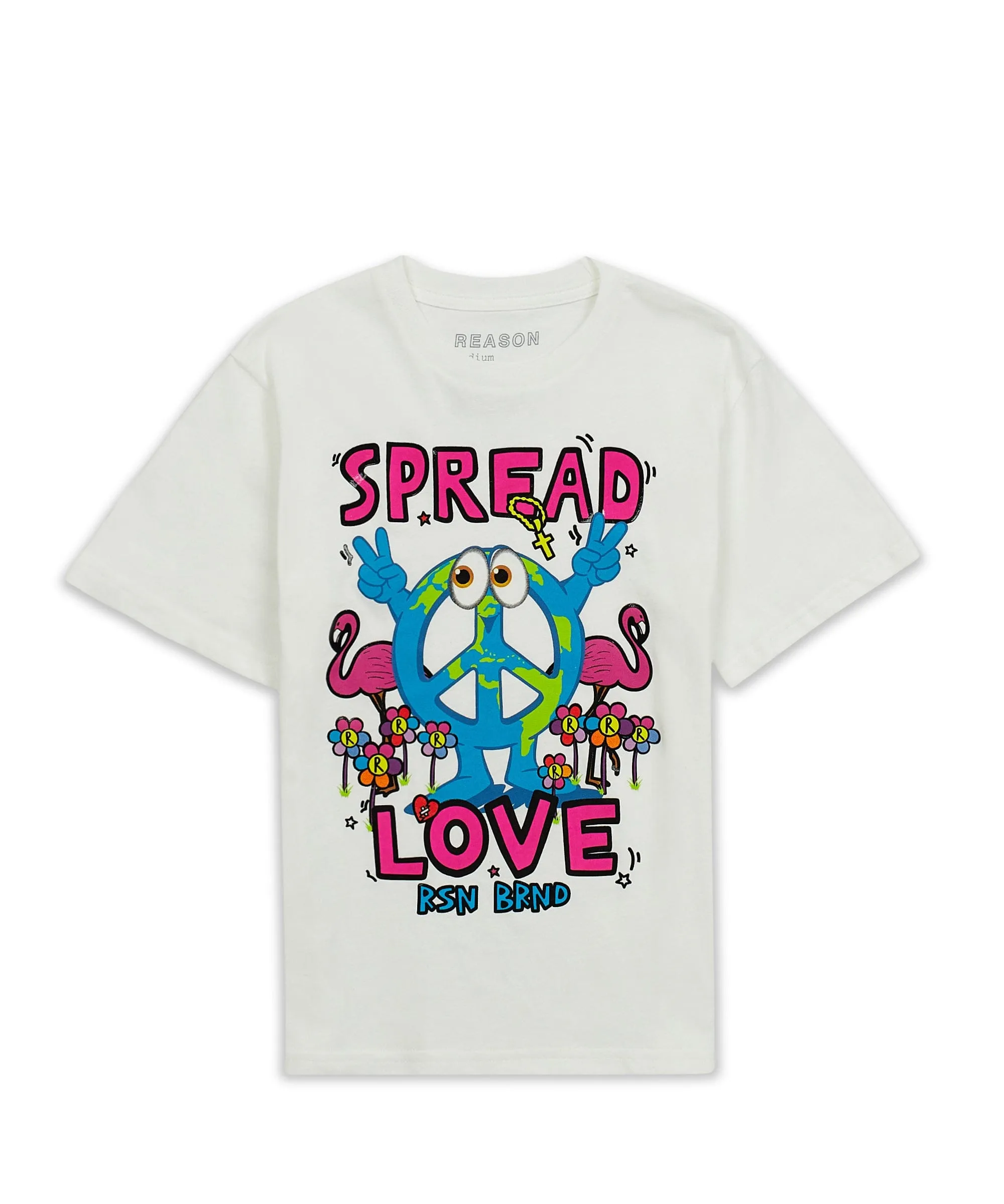 Kids Spread Love Tee - White