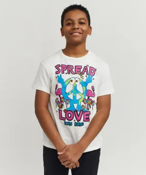 Kids Spread Love Tee - White