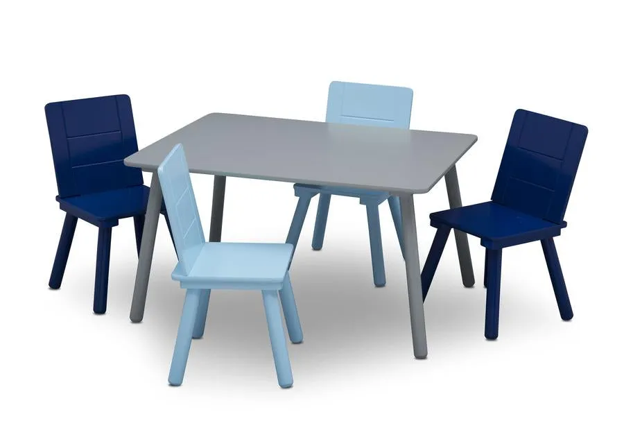 Kids Table and Chair Set (4 Chairs Included)