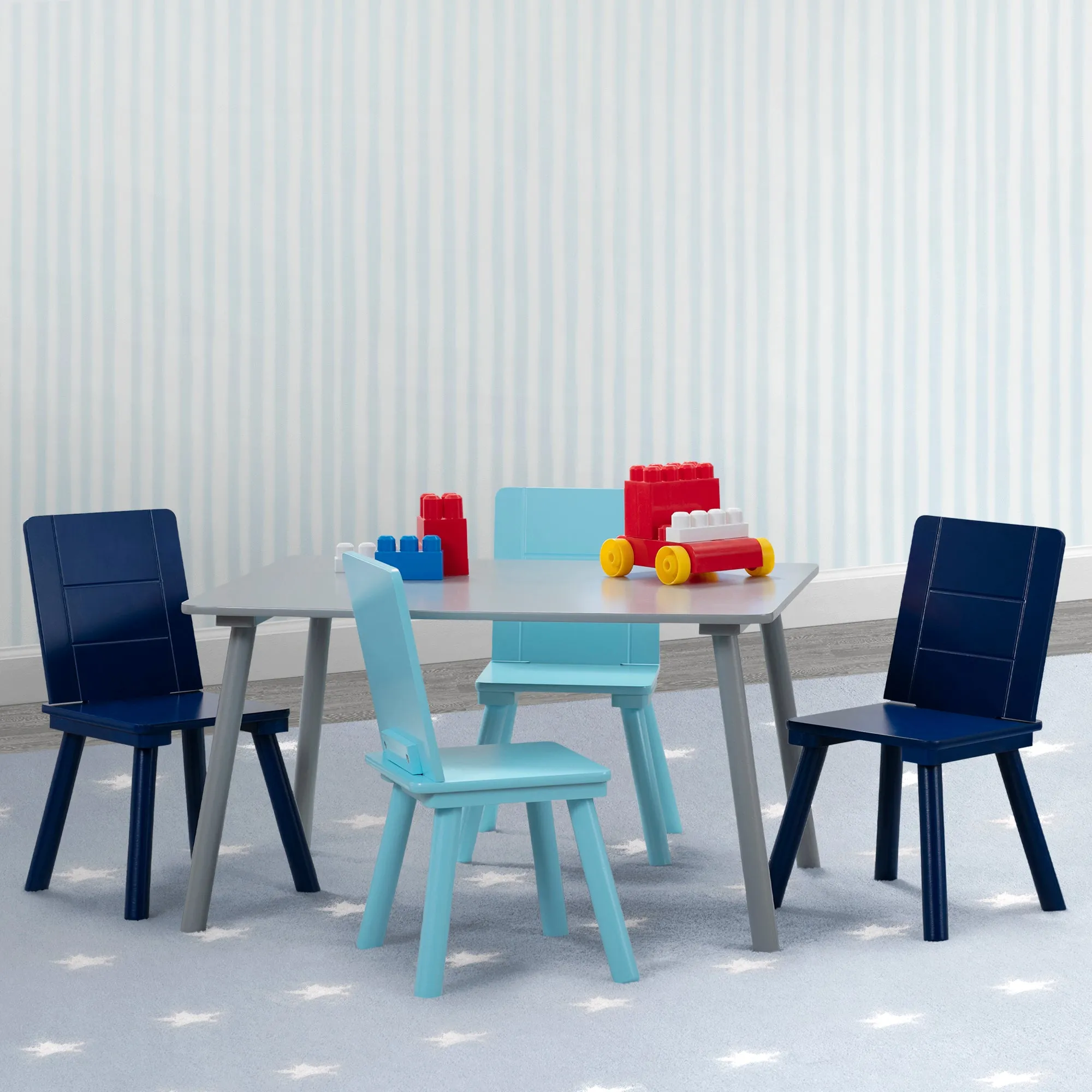 Kids Table and Chair Set (4 Chairs Included)