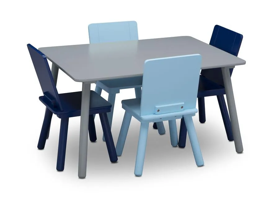 Kids Table and Chair Set (4 Chairs Included)