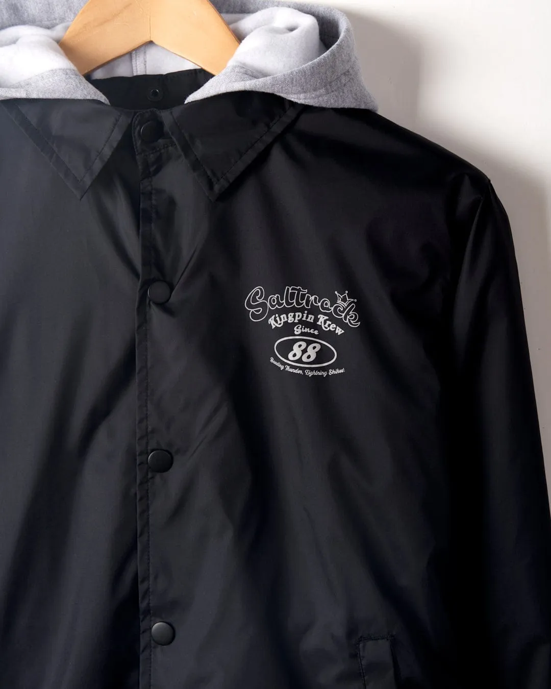 Kingpin Krew - Kids Coach Jacket - Black