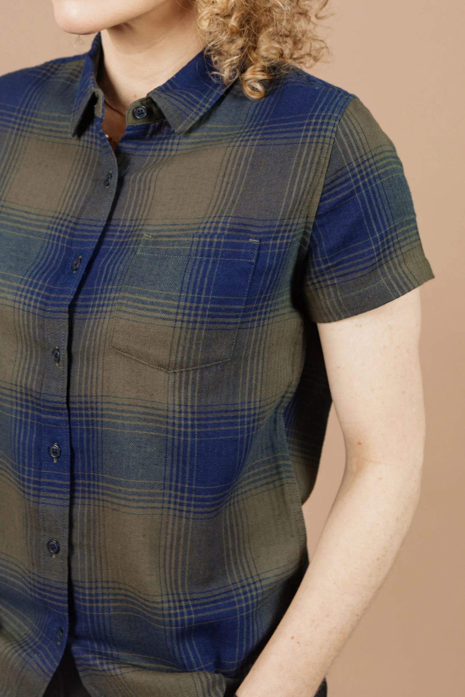 Lana Shirt / Pacific Ombre Plaid