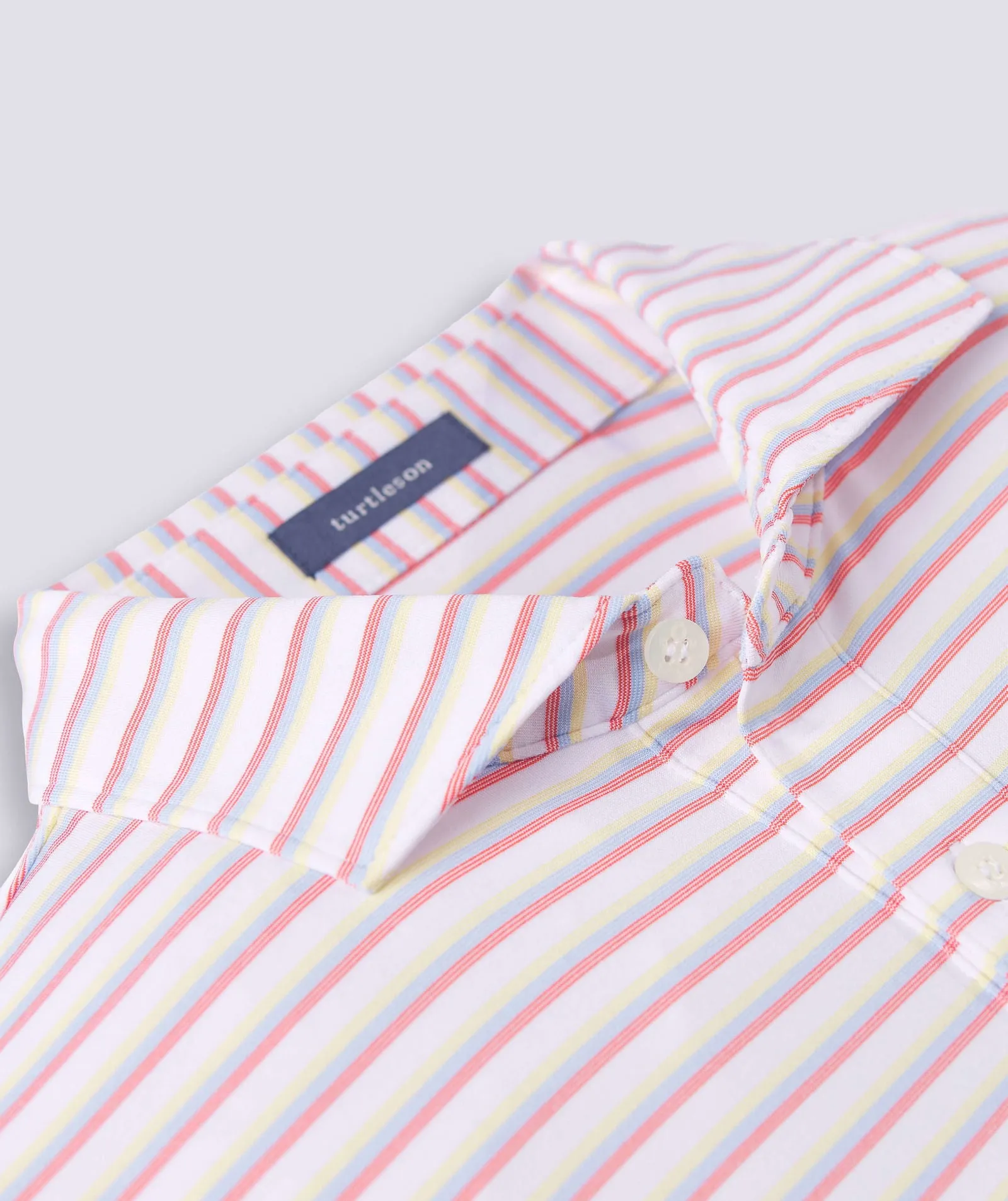 Lanier Gradient Stripe Performance Polo