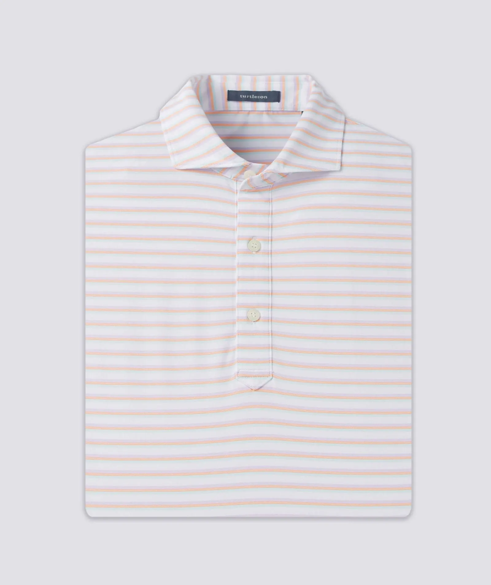 Lanier Gradient Stripe Performance Polo