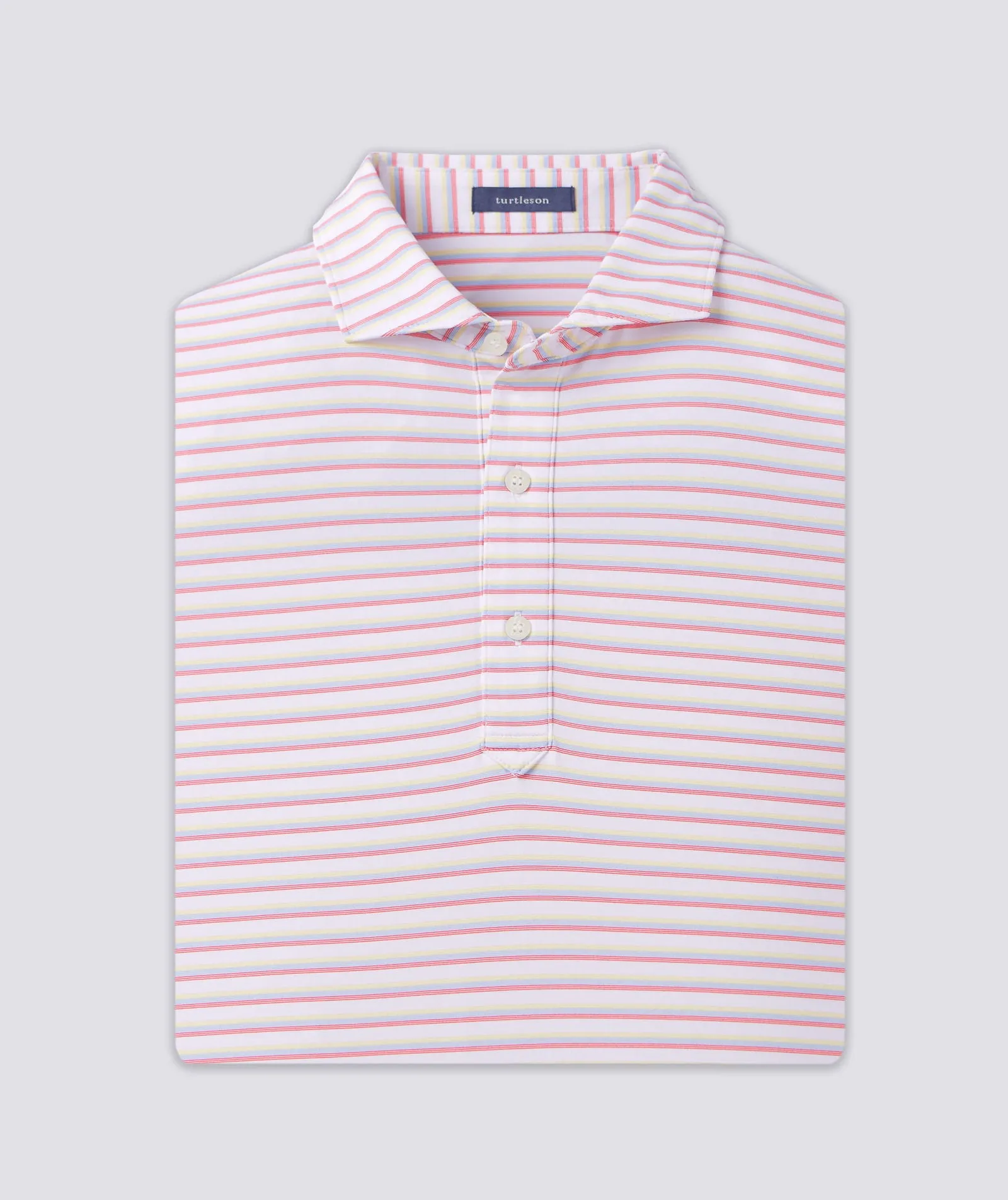 Lanier Gradient Stripe Performance Polo