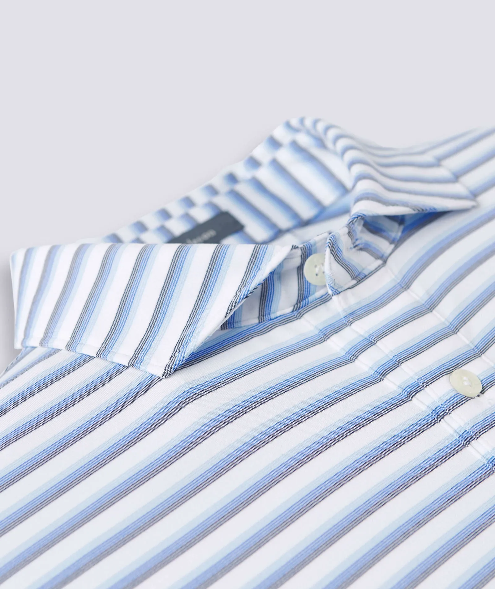 Lanier Gradient Stripe Performance Polo