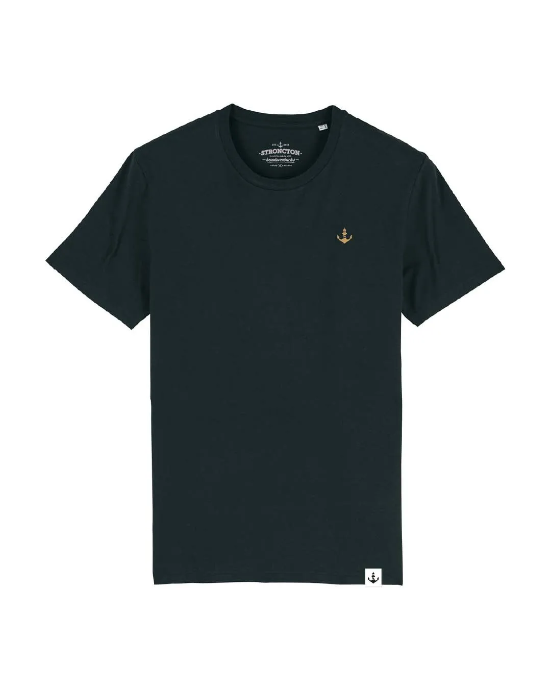 Logo Stitch T-Shirt - Black/Gold