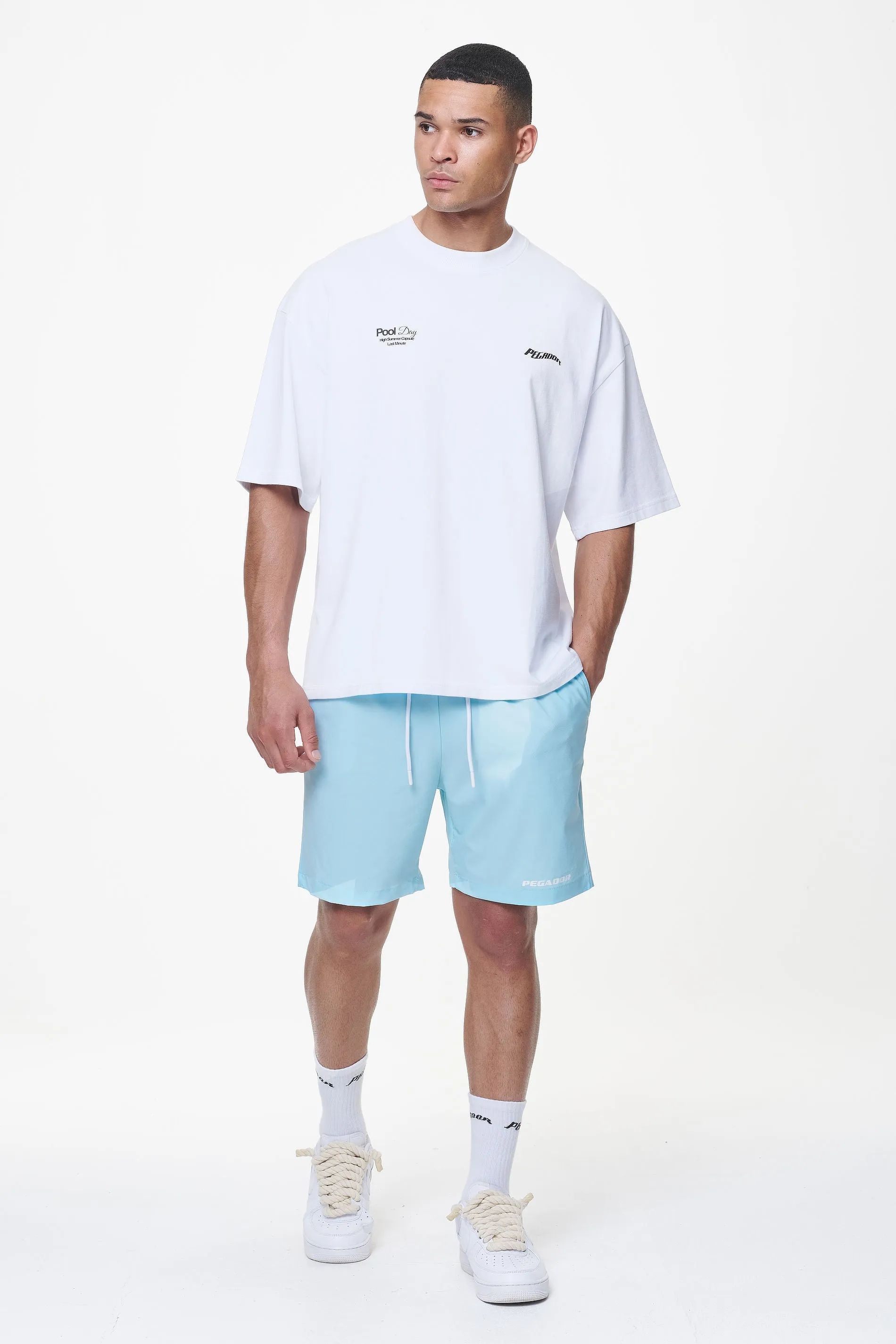 Logo Swim Shorts Riviera Blue