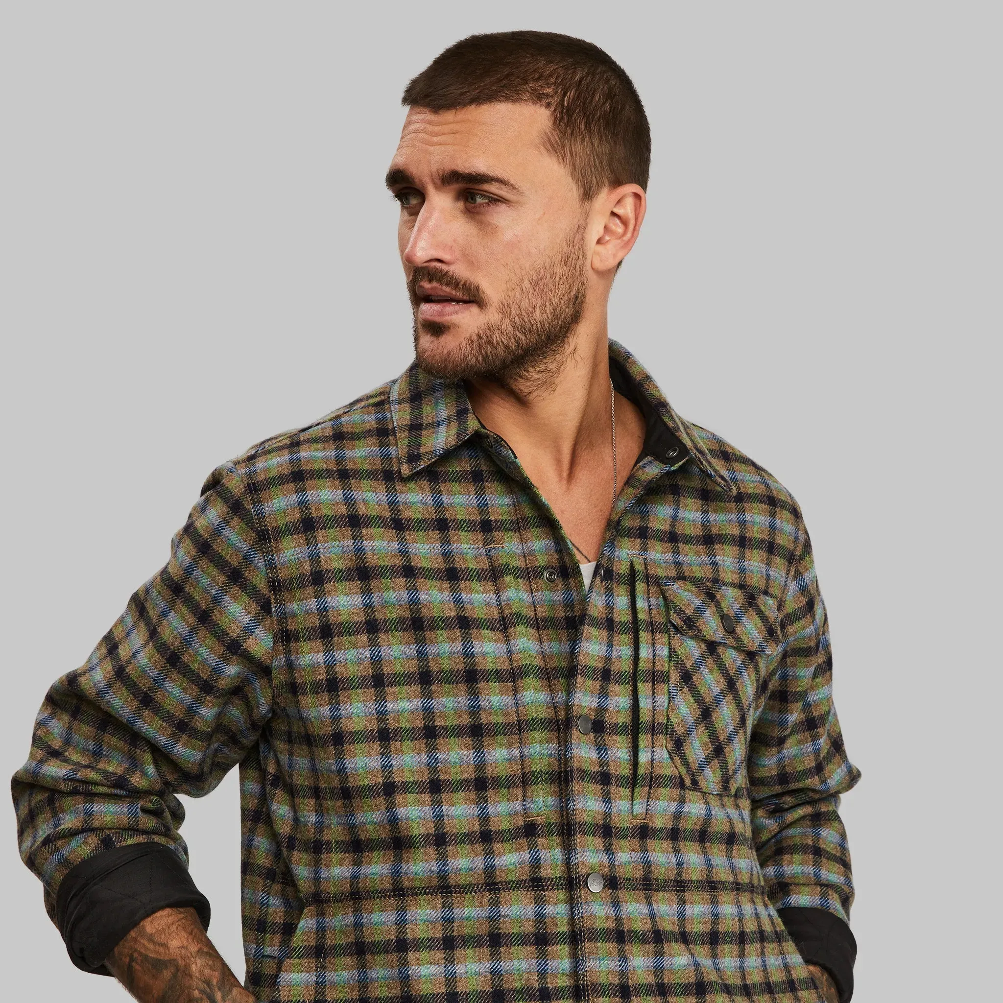 Lumberjacket. Grey-Green edition