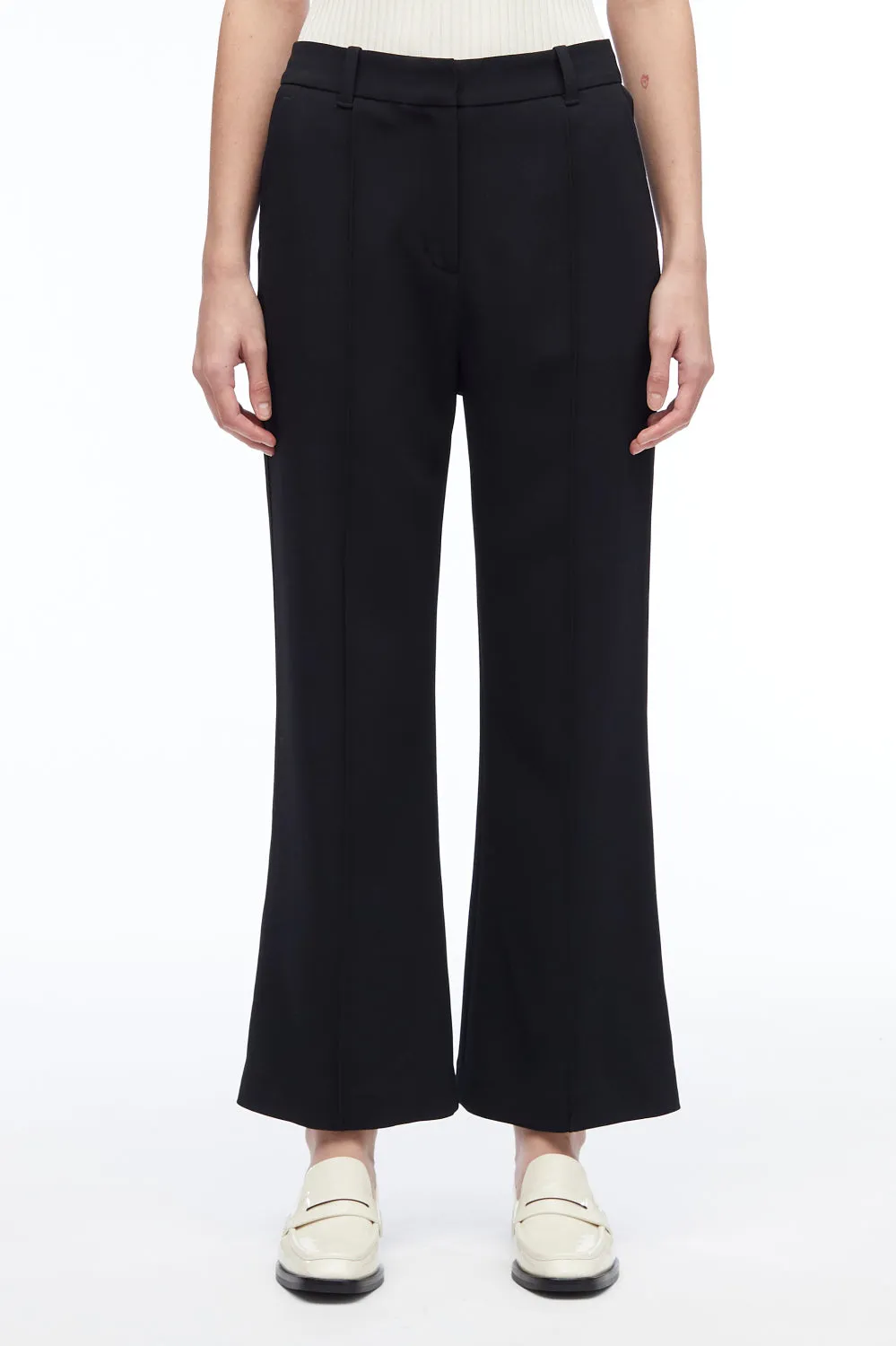 Matte Crepe Kick Flare Pant