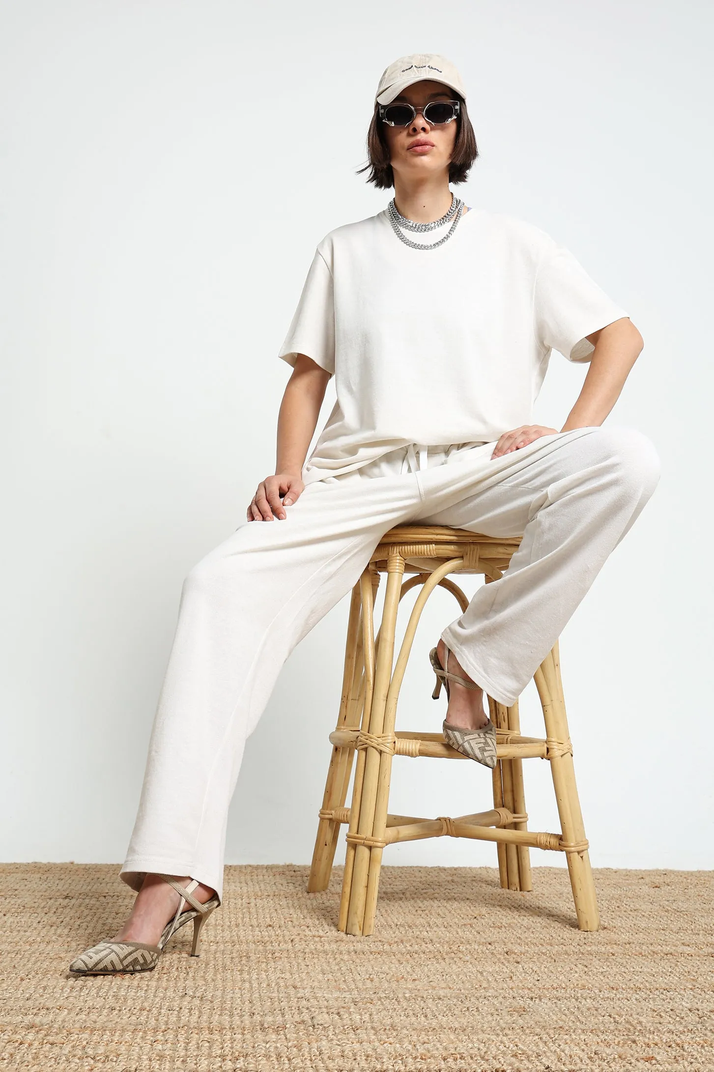 Mediterranean Sands Pants  - Off White