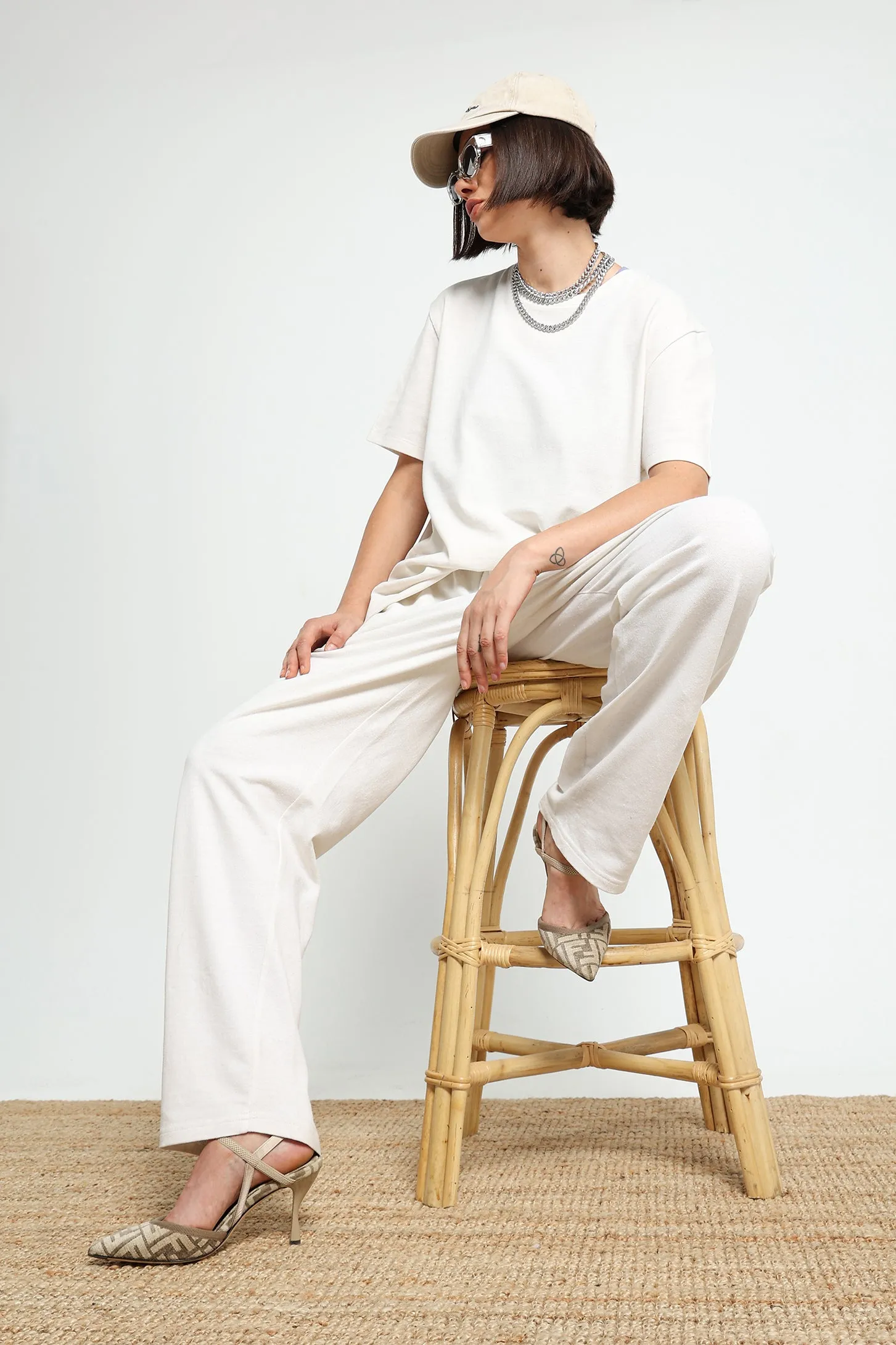 Mediterranean Sands Pants  - Off White