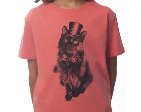 Mr. Bojangles - Kids T-shirt- Mid Heather Red