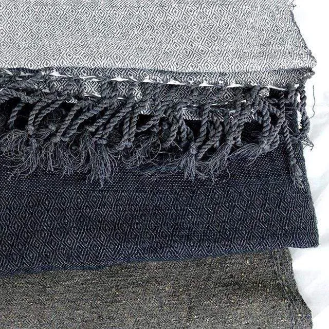 Natural Dyed Scarf, Hand Woven Fabric-TAKTAI