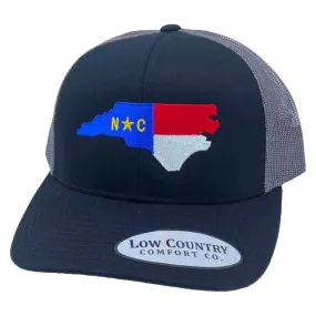 North Carolina Flag Embroidered Hat