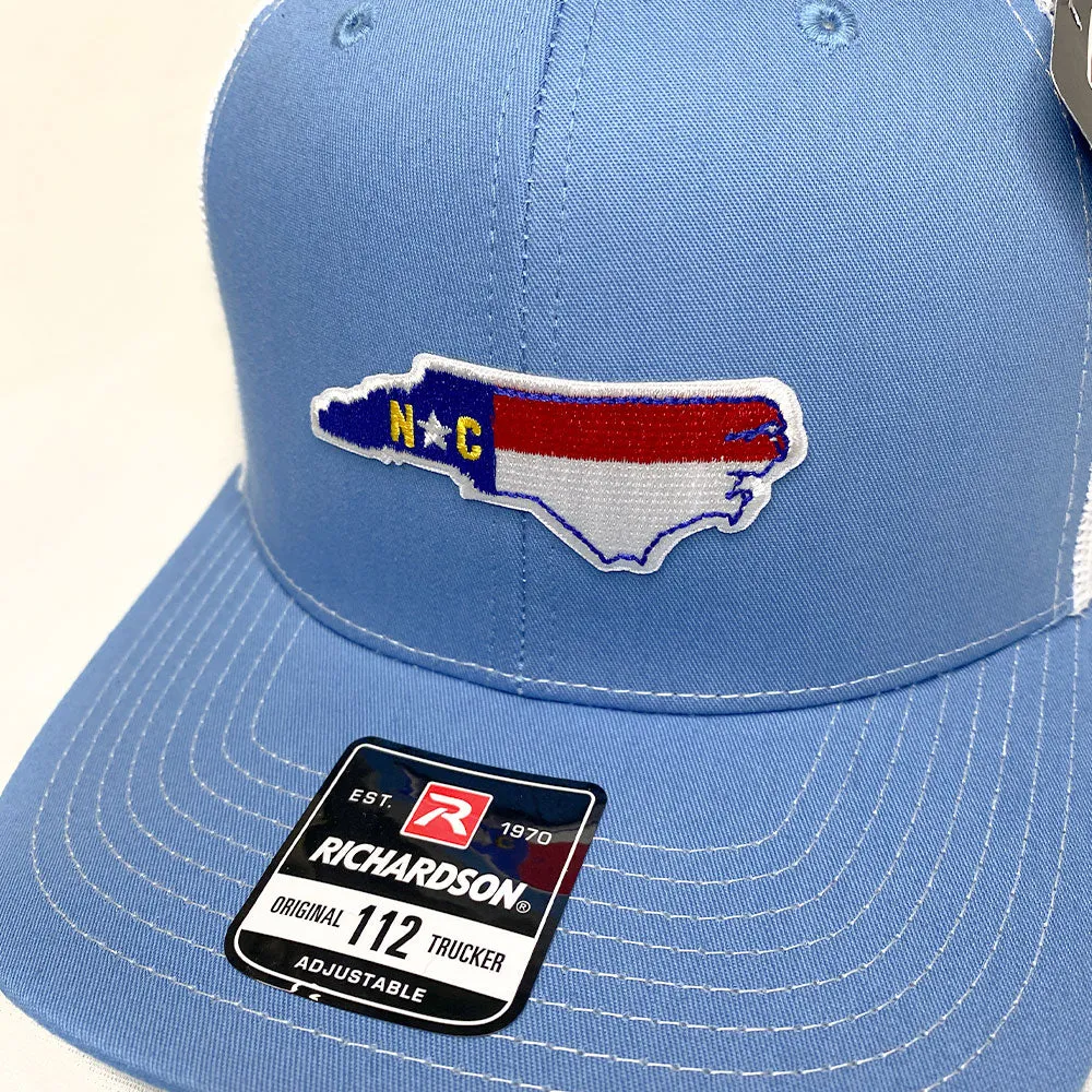 North Carolina Flag Embroidered Hat