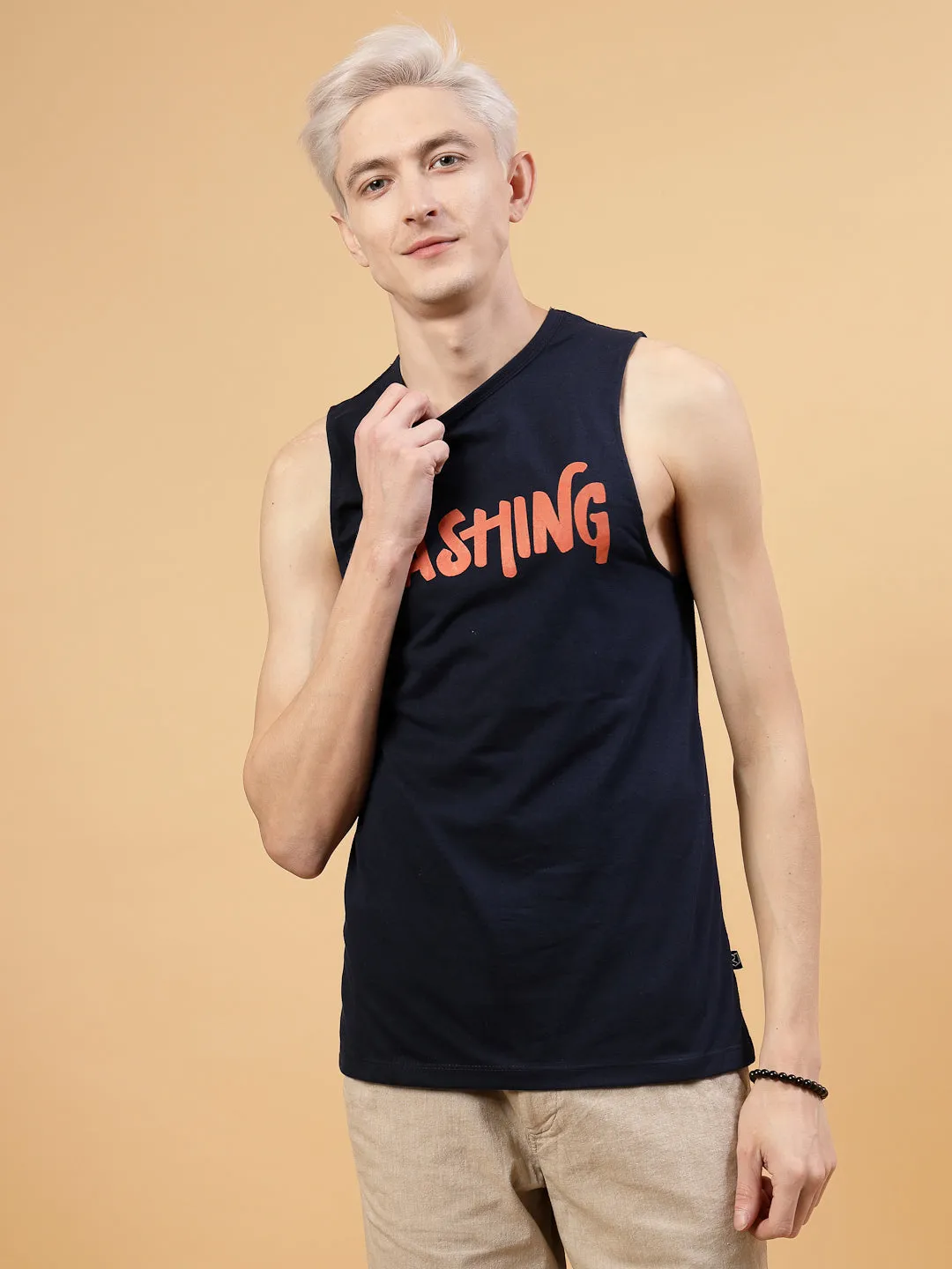 Perfect Placement Cotton Jersey Vest Tee