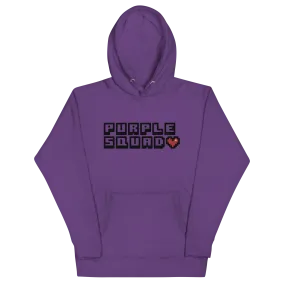 Purple Squad Embroidered Hoodie (Adult S-3XL)